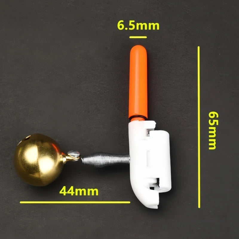 Bâton Lumineux Rechargeable USB avec Cloche & Flotteur — Alarme Morsure Pêche