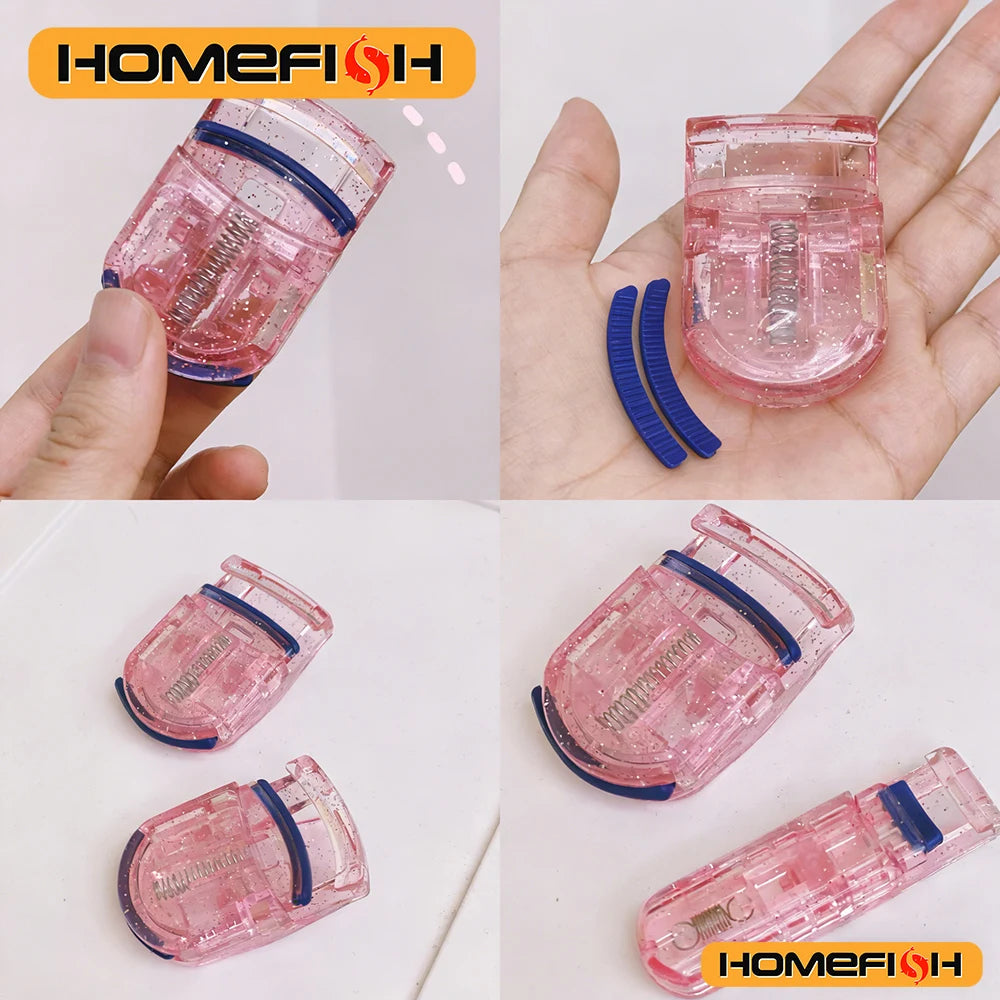 Rizador de pestañas, herramientas cosméticas para sujetar las pestañas, herramientas de maquillaje para rizar y sujetar, 2 piezas