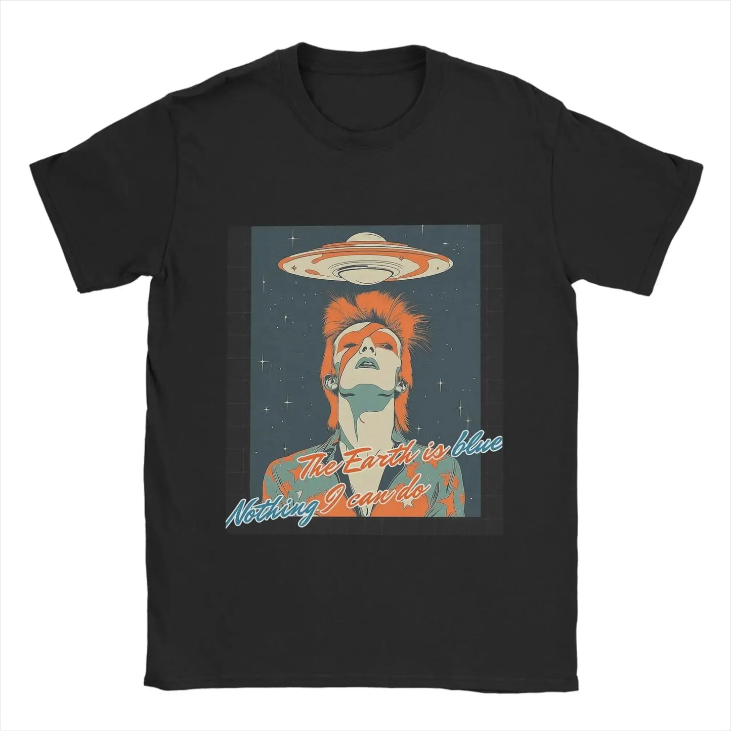 T-shirt décontracté col rond imprimé — surdimensionné, style gothique, coton, nouvelle collection
