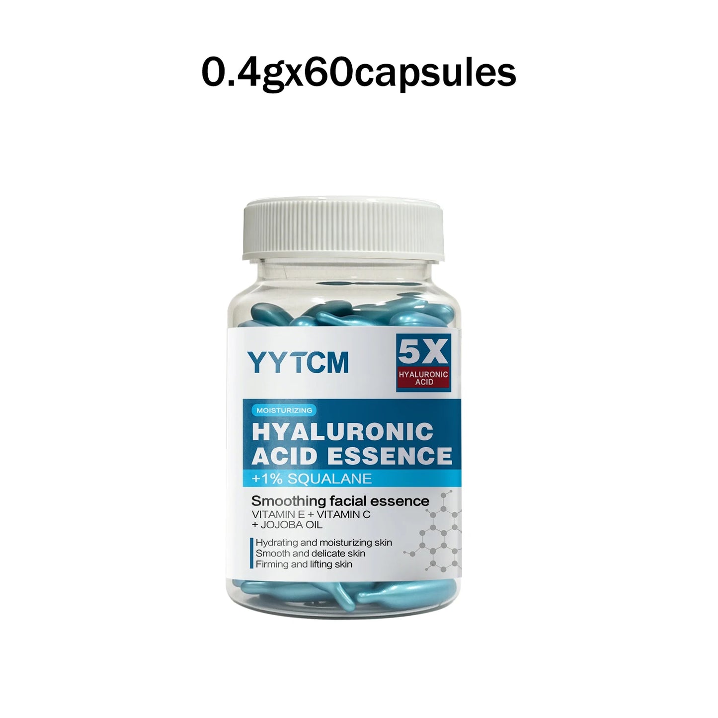 Capsules Hydratantes Acide Hyaluronique — Essence Éclaircissante 30 Capsules