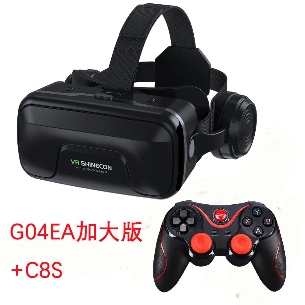 Casque VR 3D réalité virtuelle pour smartphone — lentilles, jeu vidéo (v13)