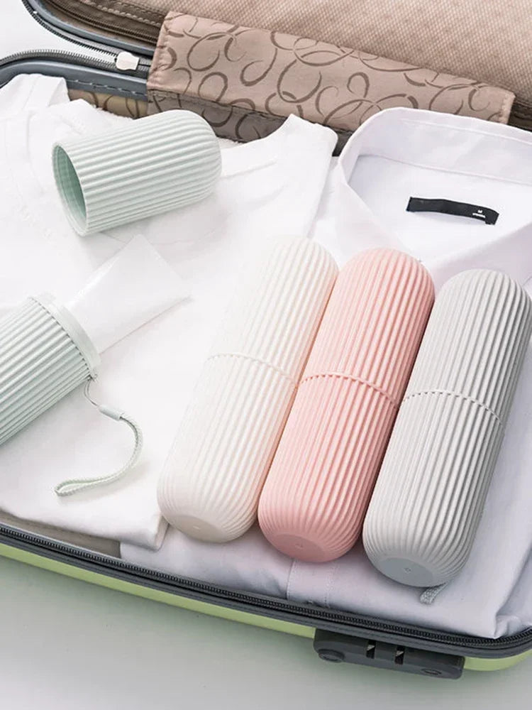 Tasse Porte-Brosse à Dents Portable — Organisateur Voyage Salle de Bain
