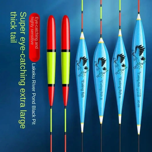 Flotador de pesca de cola triangular, gran flotabilidad, alta calidad, estable,, alta sensibilidad, boya vertical, característica compuesta