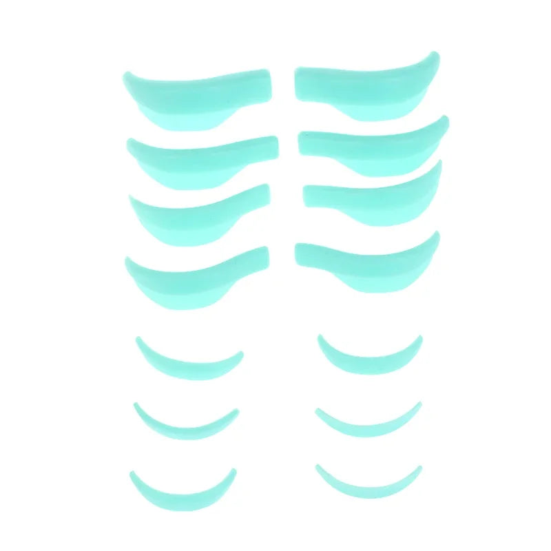 7 Pairs Silicone Eyelash Curler Eyelash Perm Pads Eyelash Lift Protective Pads Reusable Eyelash Lifting Tools