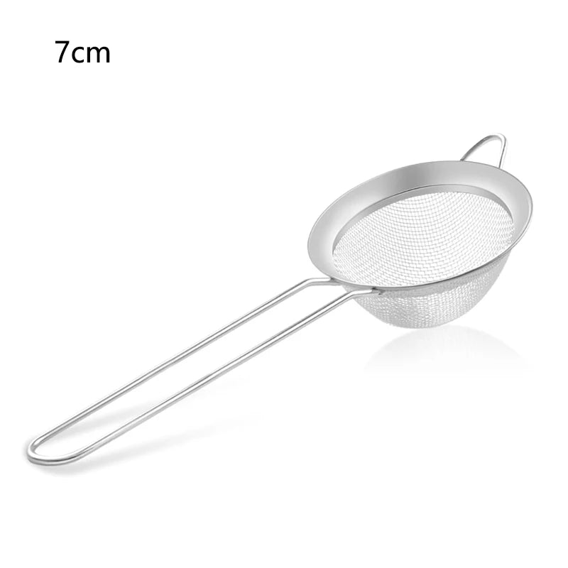 Ensemble de passoires à huile en fil d'acier inoxydable, tamis à maille fine, passoire à farine, outils de cuisson spectaculaire, accessoires de cuisine, 1 pièce, 3 pièces, 4 pièces