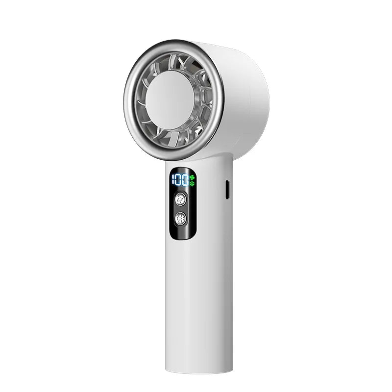 Ventilateur de table, ventilateur de chargement USB portable, ventilateur personnel mural avec affichage de la puissance, ventilateur de table ultra silencieux à 5 vitesses
