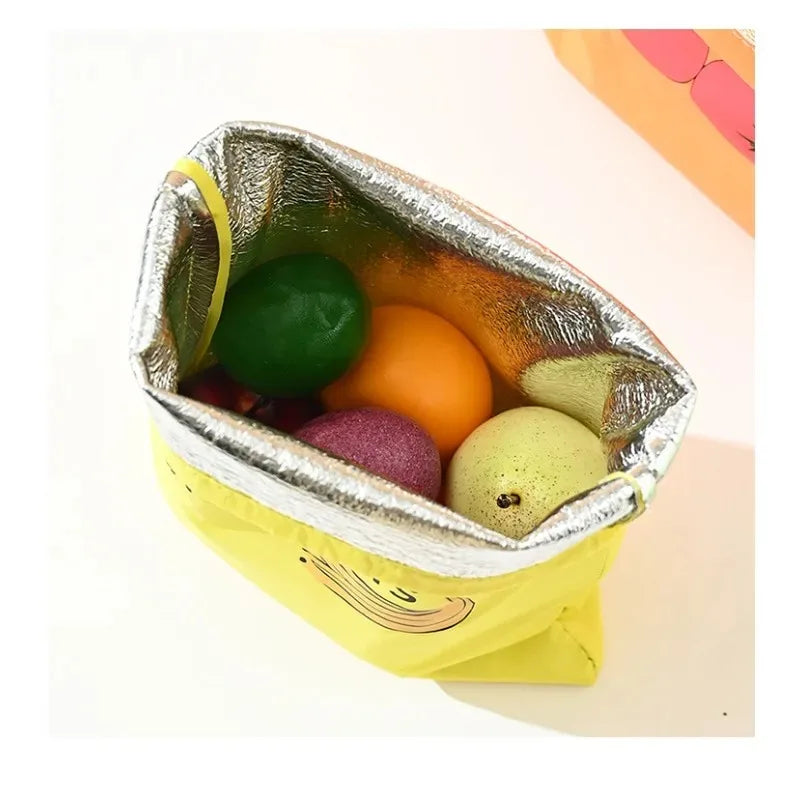 ‌ "Bouche de conservation isotherme – Organisateur de rangement réutilisable pour bananes, laitues et légumes (fermeture à cordon)"