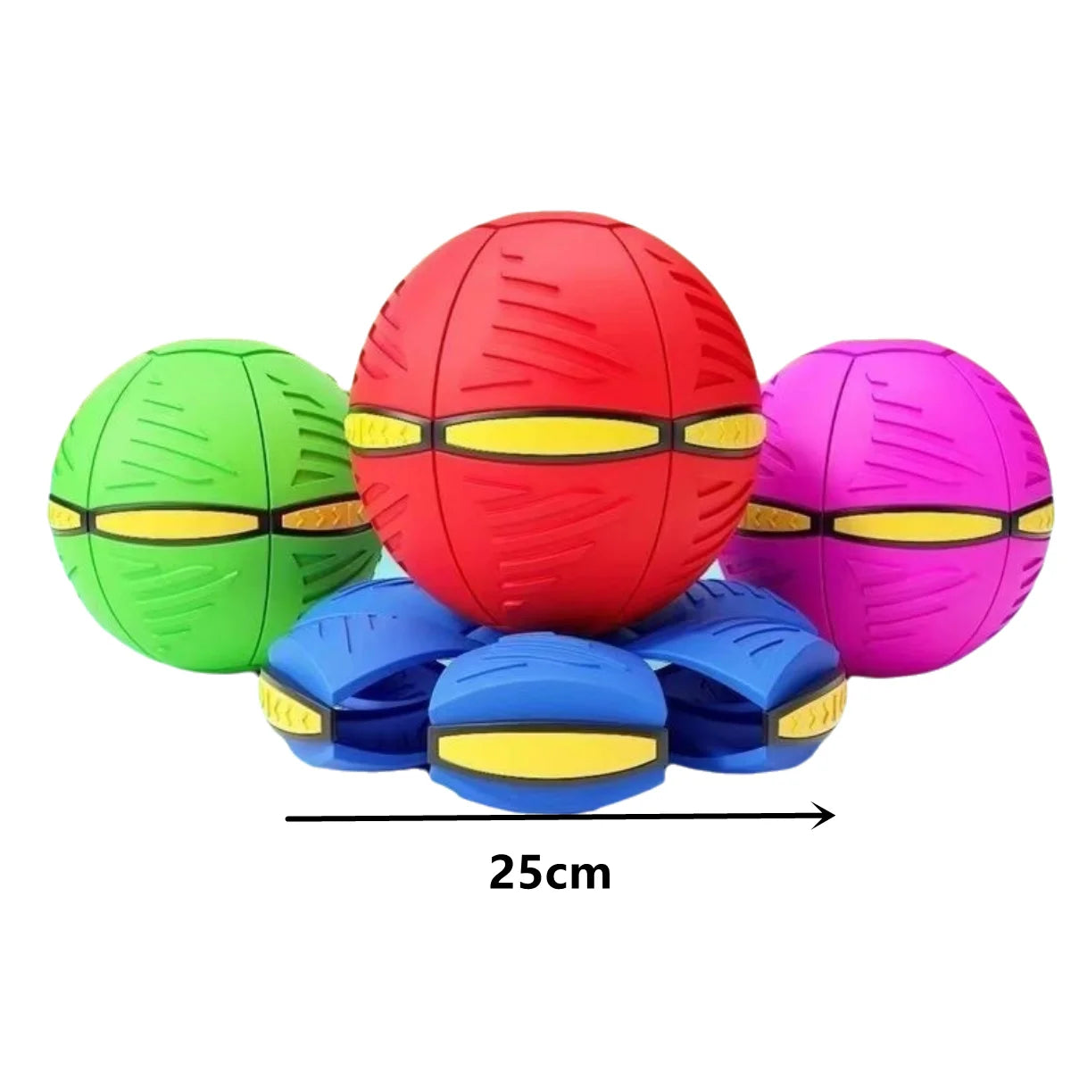 Balle Décompression Pied Extérieur — Soucoupe Volante Bleue Jouet Famille