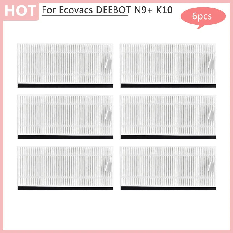 Main Brush Cover for Ecovacs DEEBOT N9 + K10 Yeedi Robot Vacuum Cleaner, Dust Box, Hepa Filter, Mop Cloth Module, Home Accessories