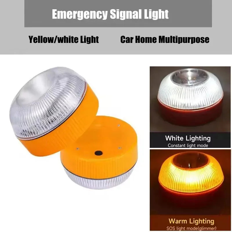Lumière d'urgence LED pour voiture, clignotant, stroboscope à Induction magnétique, avertissement Portable, accessoire de sécurité pour accidents routiers, 1/2/3/4 pièces