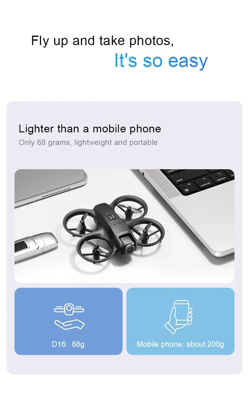 Drone GPS 8K — Double Caméra HD, Évitement Obstacles, Moteur Brushless, Flux Optique