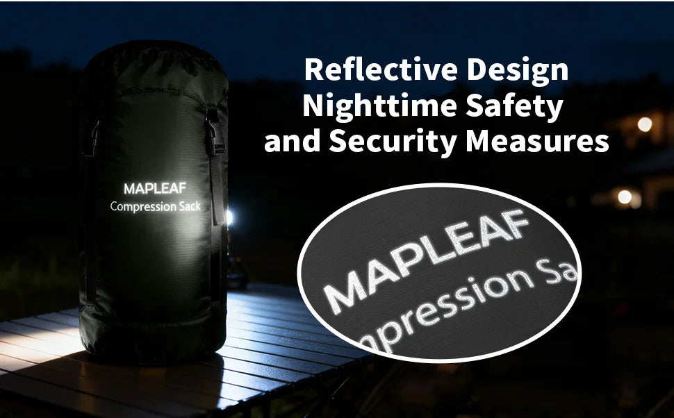 MAPLEAF sac de couchage à Compression ultraléger et étanche, pour Camping en plein air, sac de rangement pour sac à dos et randonnée