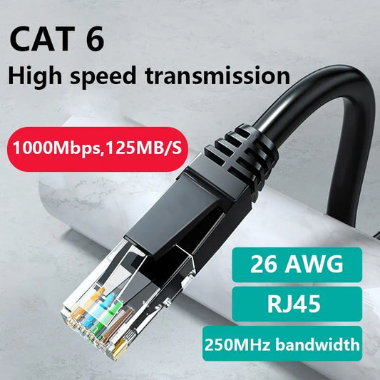 Câble Ethernet Cat 6 Lan UTP à Paires Torsadées, Mathiateur de Fil de Réseau, Routeur, RJ 45 Gigabit