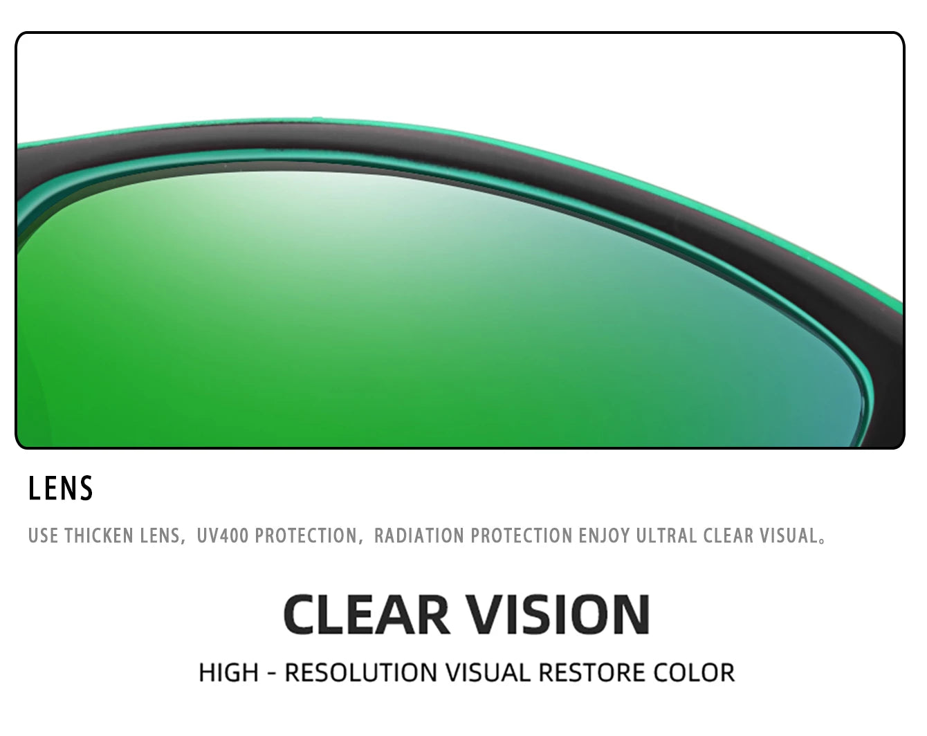 Lunettes de soleil de pêche polarisées pour hommes et femmes, lunettes anti-absorbe ouissement, lunettes UV400, sports de plein air, conduite, randonnée, cyclisme sur route