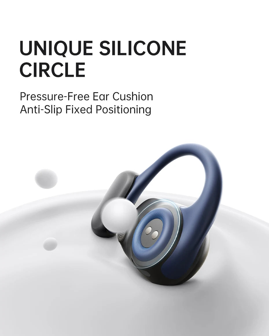 Écouteurs Sans Fil Sport Oreille Ouverte Bluetooth 5.4 — Crochets, Grandes Basses, 60h