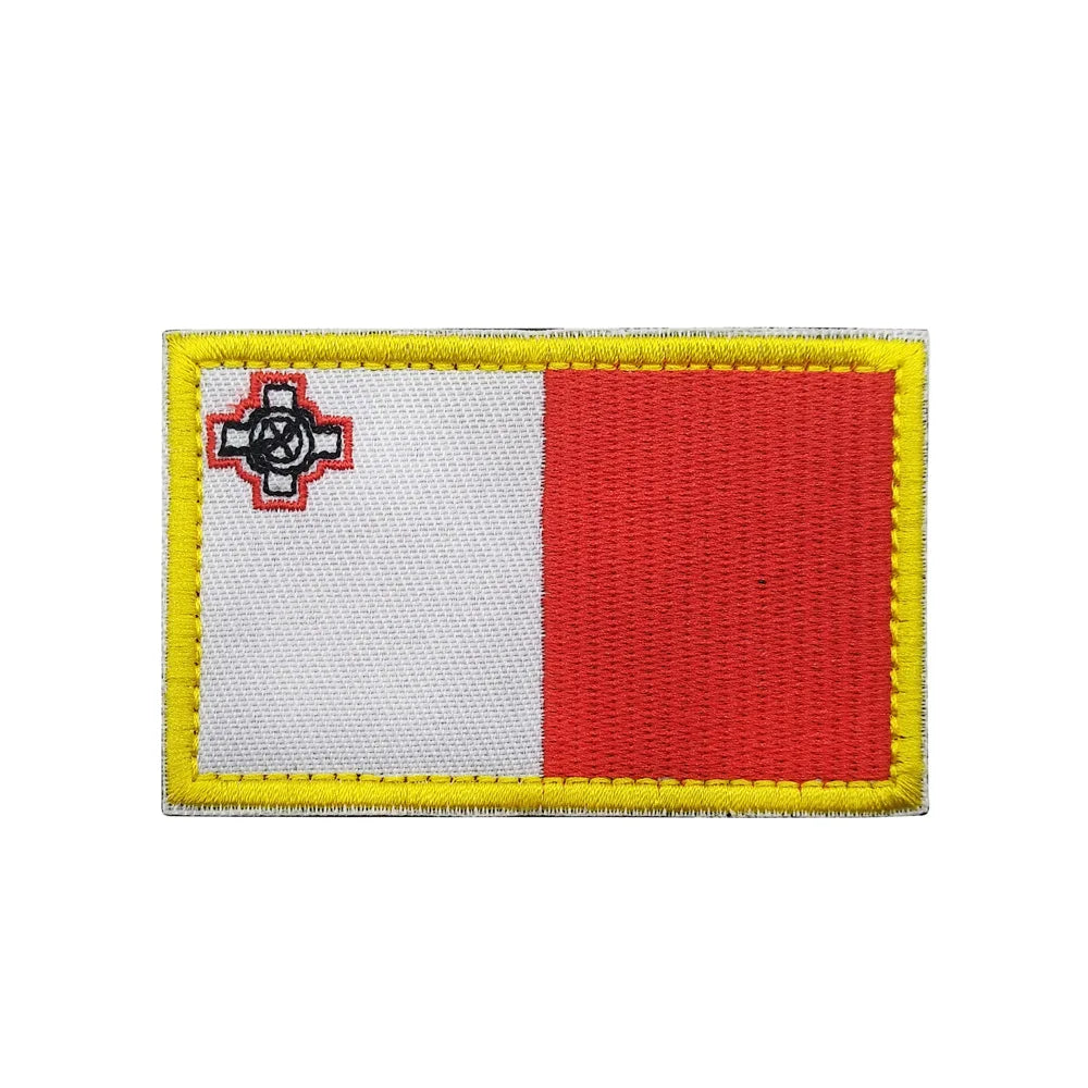 Drapeau d'Afrique 3D Egypte Kenya Algérie Nigeria Angola Tunisie Maroc Soudan Malte Namibie Ghana Mozambique Drapeaux Patchs brodés