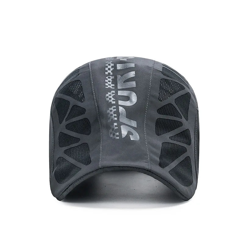 Gorra de deporte con alfabeto para hombres, nueva gorra de verano de malla transpirable, sombra de secado rápido, gorra de protección solar para exteriores