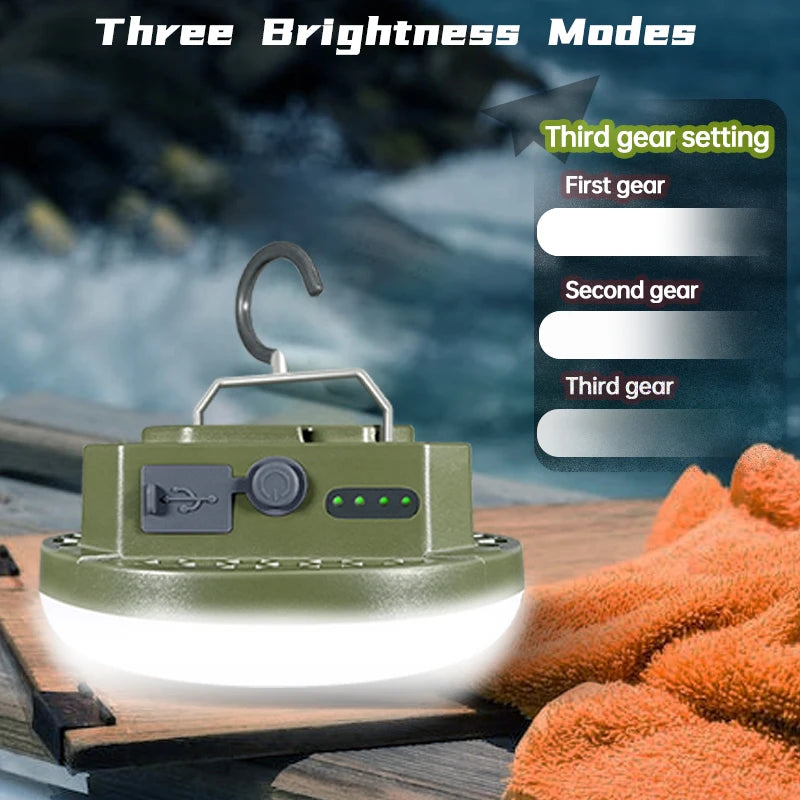 MOSLIGHTING 9900mAh Rechargeable lumière puissante lanterne de Camping avec aimant lumière forte lampe de poche Portable lampe de tente LED de travail