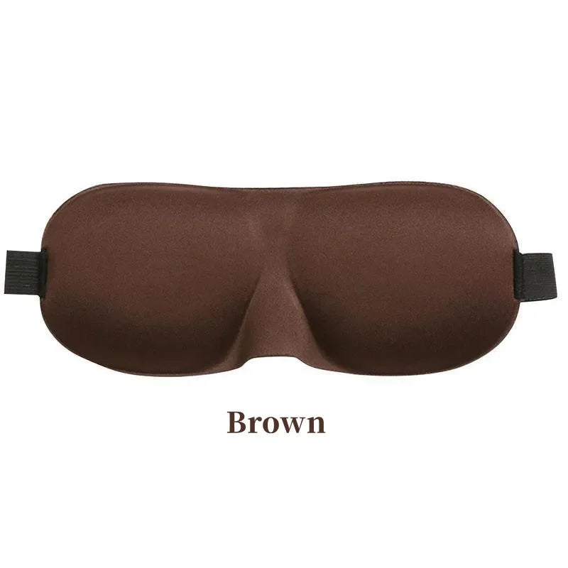Couvre-yeux léger et confortable, masque de couchage profilé en 3D doux, ombre respirante pour hommes et femmes, aide au repos en voyage nocturne