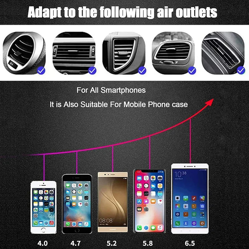 Support de chargeur sans fil 30W pour voiture, support de téléphone pour grille d'aération, rotatif, Intelligent, infrarouge, charge rapide sans fil