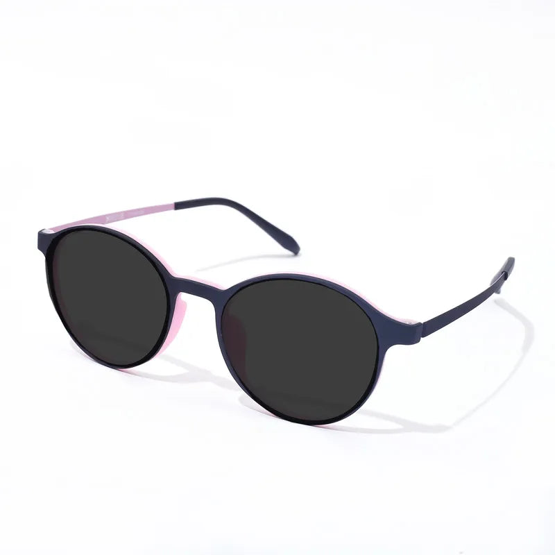 Lunettes de soleil rondes rétro pour femmes et hommes — alliage de titane, UV400