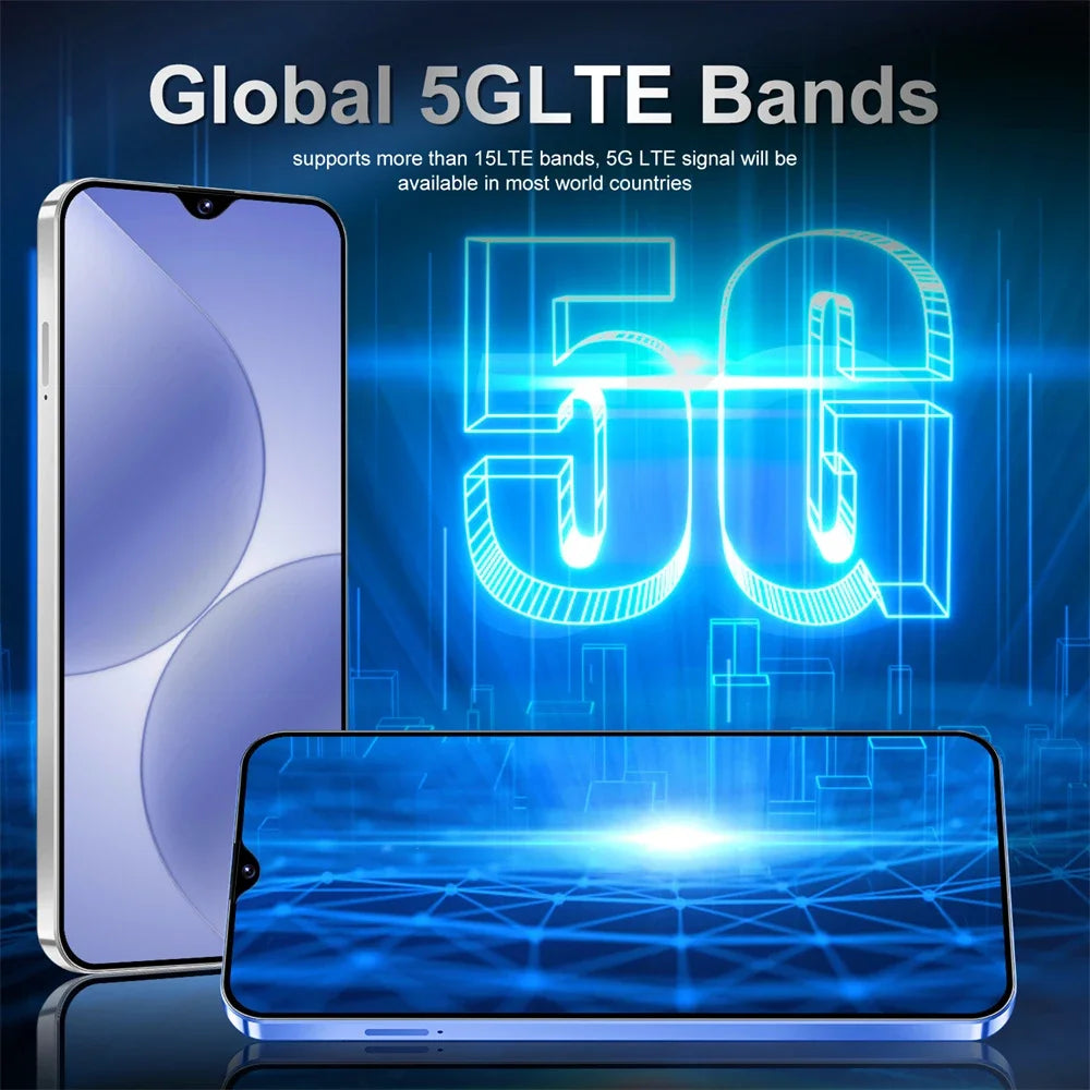 HOT i17 Pro Max téléphones portables 2026 nouveau Original 7.0HD 5G double carte double veille Smartphone 8000mAh Android 15 téléphones mobiles