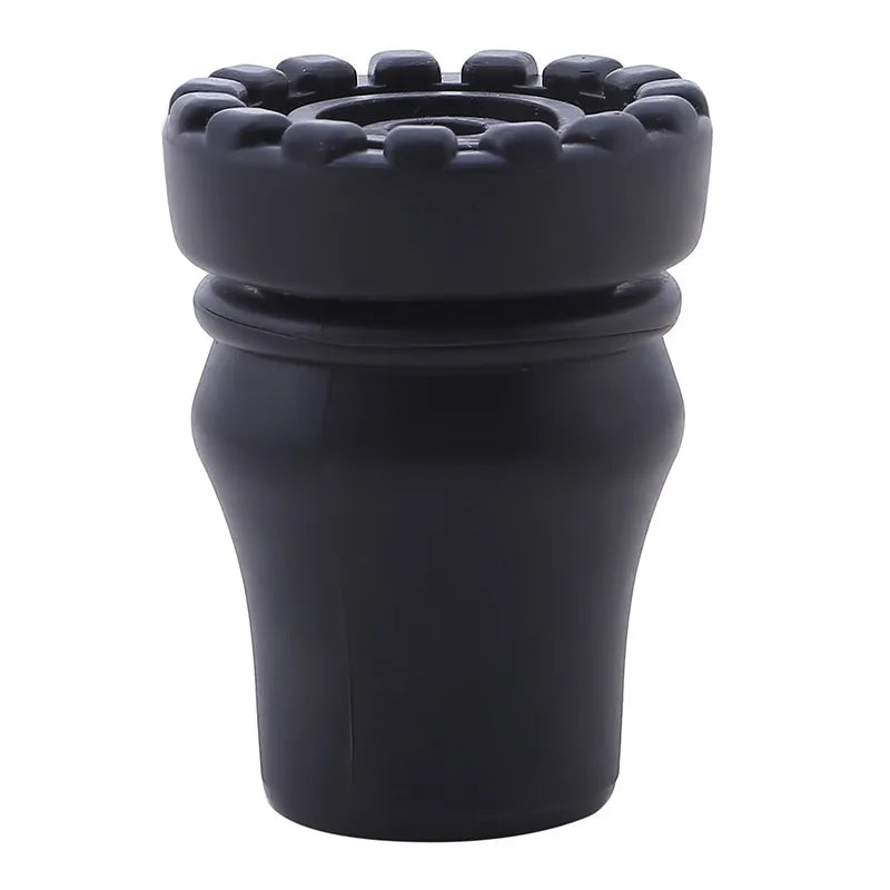 Bâton de marche antidérapant 16-22mm, béquille, coussinets inférieurs, protection d'escalade, randonnée, trekking, pointe de poteau, 1/4 pièces