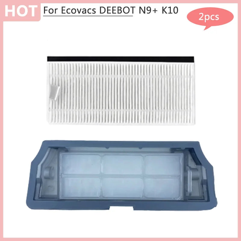 Main Brush Cover for Ecovacs DEEBOT N9 + K10 Yeedi Robot Vacuum Cleaner, Dust Box, Hepa Filter, Mop Cloth Module, Home Accessories