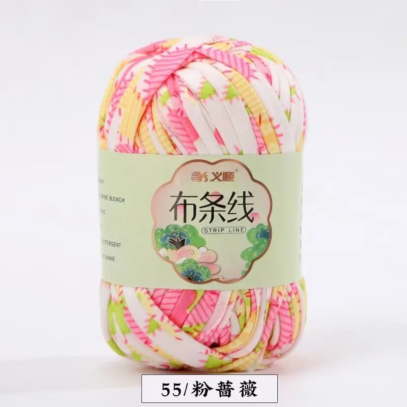 Fil tricot en coton 100g pelote — crochet, couleur unie, bricolage, art, panier, sac, projets