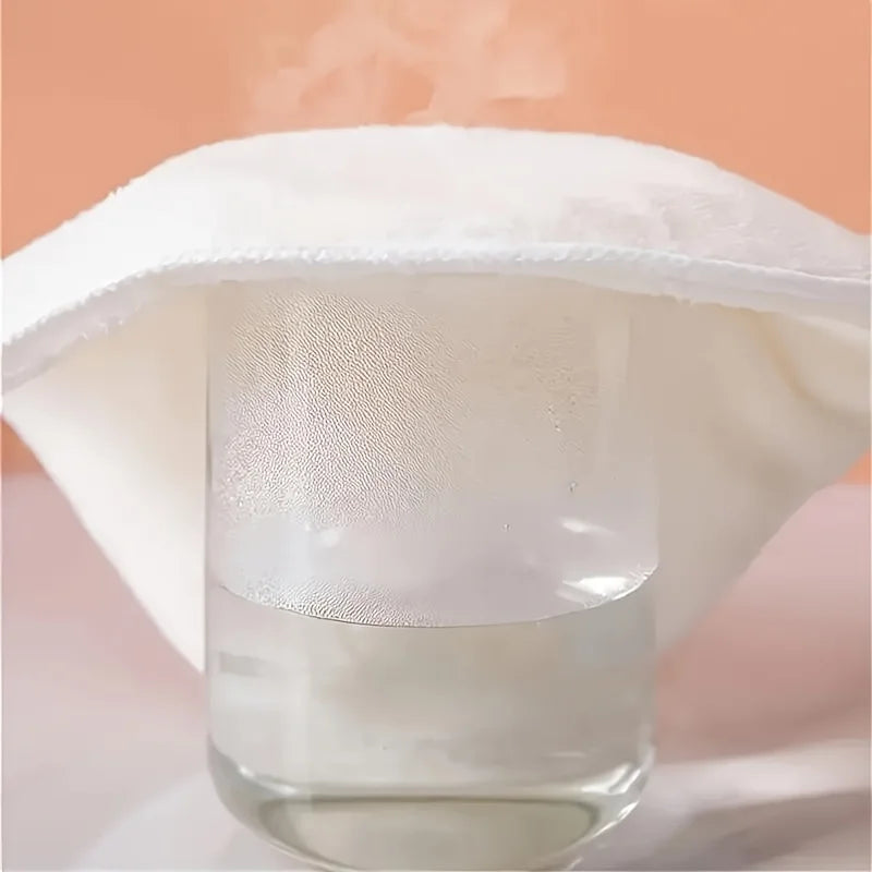 Reusable facial towel masks, hot and cold compress, hot and cold moisturizing skin care steamer, soft and gentle