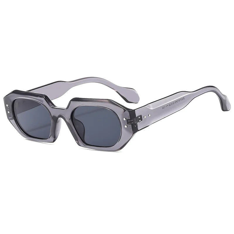 Petites lunettes de soleil rectangulaires pour hommes et femmes, lunettes de soleil carrées, nuances de voyage, vintage, rétro, UV400
