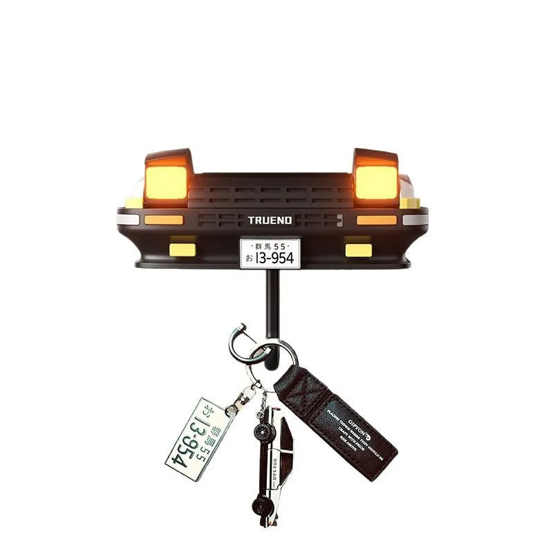AE86 voiture créatif crochet phare clé support de rangement porte-clés pour véhicule décoration porte-clés