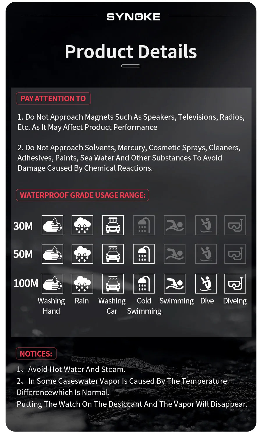Montre numérique étanche sport multifonction — extérieur, course, étudiant, sept couleurs