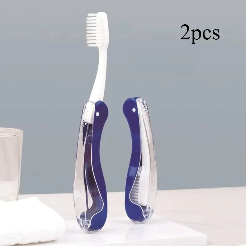 Hygiène buccale Portable jetable pliable voyage Camping brosse à dents randonnée brosse à dents outils de nettoyage des dents