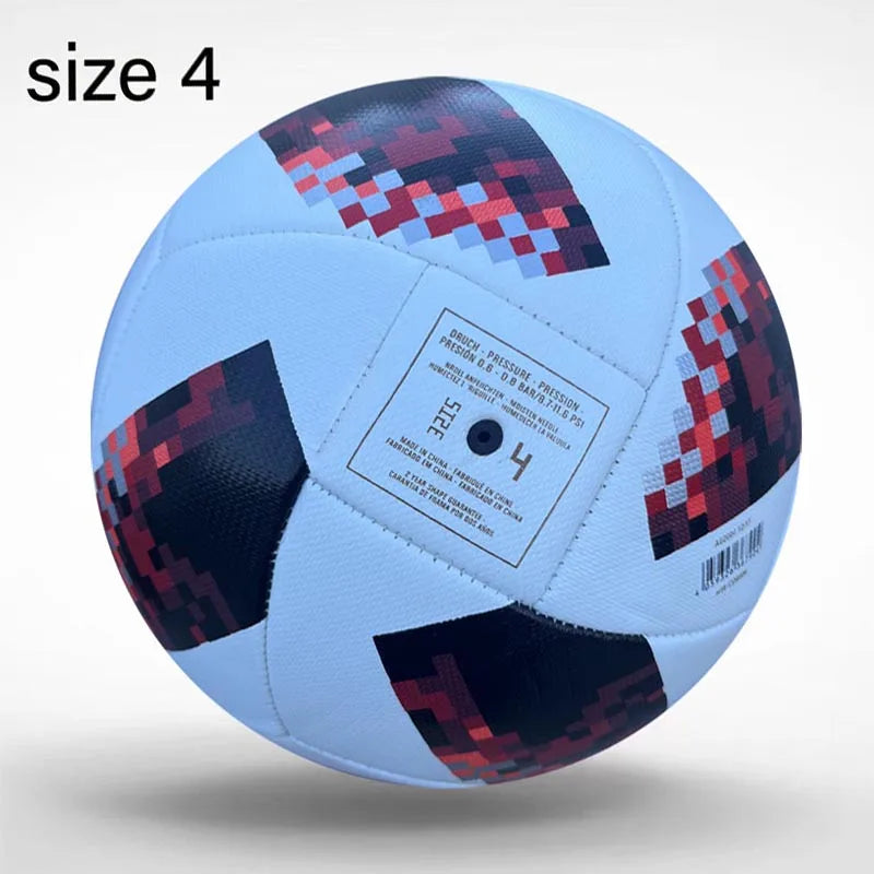 Ballons De Football De haute qualité, taille officielle 4/5, matériau PU, équipe De but sans couture, jeu De Match en plein air, entraînement De Football