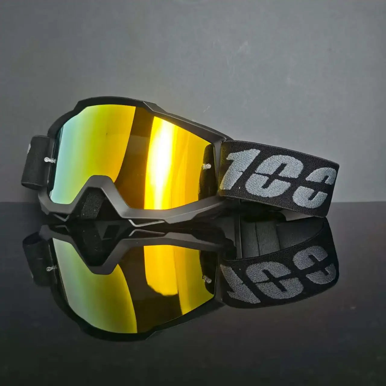 Lunettes Moto Course Anti-Poussière Coupe-Vent — Motocross Cyclisme Ski