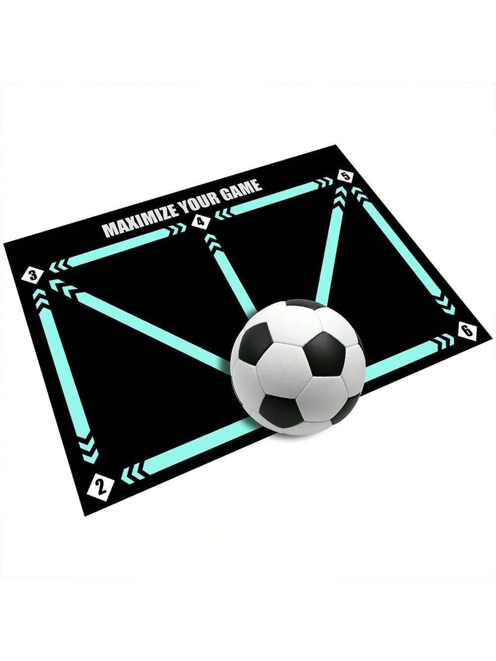 Molten Tapis d’Entraînement Football 60x90 cm — Antidérapant, Pliable, Intérieur & Extérieur