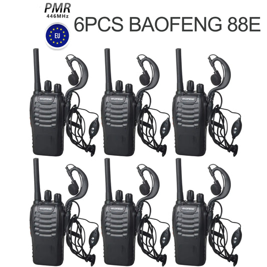 Fabricant Original Baofeng 2 4 6 Pack BF - 88E 5W talkie-walkie 10KM communication longue distance ultra-longue veille voyage sur route