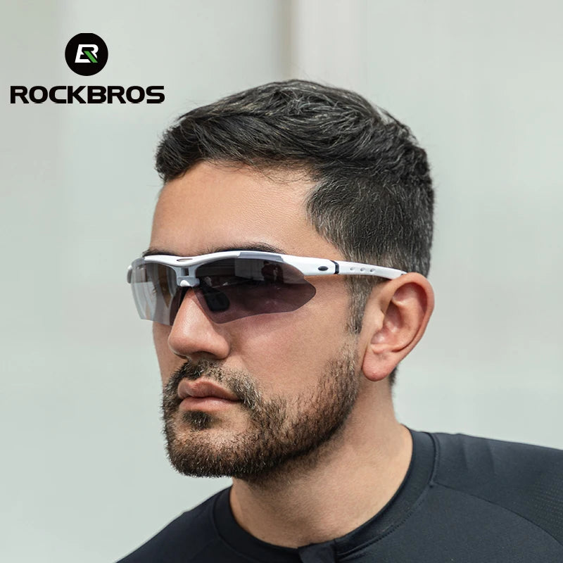 Lunettes de soleil sport cyclisme polarisées — route, VTT, équitation, protection, 5 lentilles