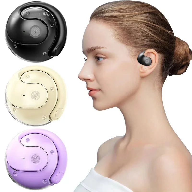 Casque à Conduction Osseuse Bluetooth — Oreille Ouverte, Sport, Suppression Bruit, Sans Fil