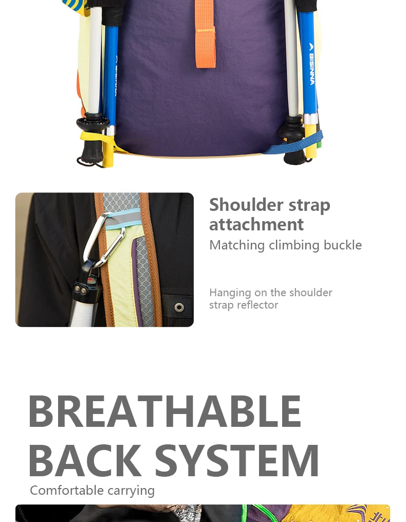 Sac à Dos Camping Ultraléger 18L — Randonnée, Cyclisme & Pêche Homme Femme