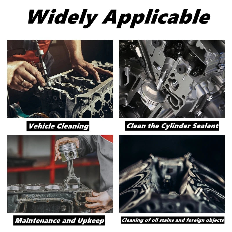 Rascador de juntas de moto, limpieza de motor, cilindro de motor de coche, aceite, suciedad, sellador, suministros de limpieza