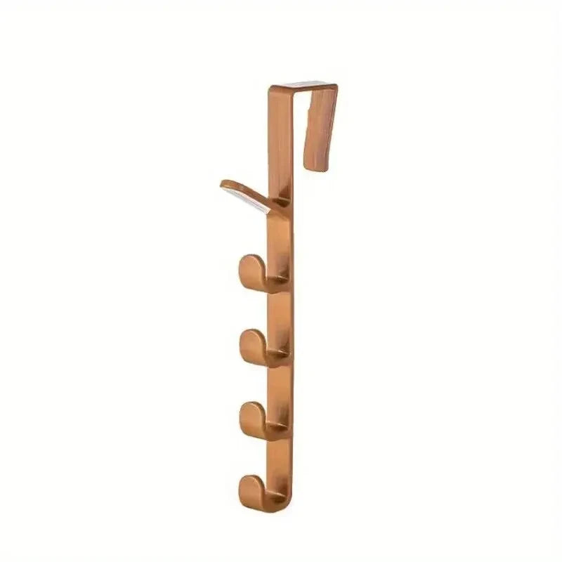 1pc chambre porte cintre vêtements suspendus support sur la porte en plastique stockage à domicile Organization crochets, porte-monnaie pour sacs Rails