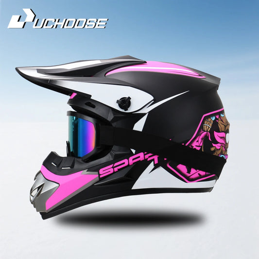 Casque Moto Tout-Terrain Cross DOT 2023 — Professionnel Course Motocross