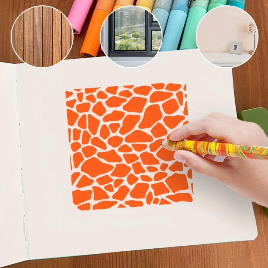 Pochoirs en Plastique Réutilisables — Lot de 12 Pièces DIY Peinture & Déco