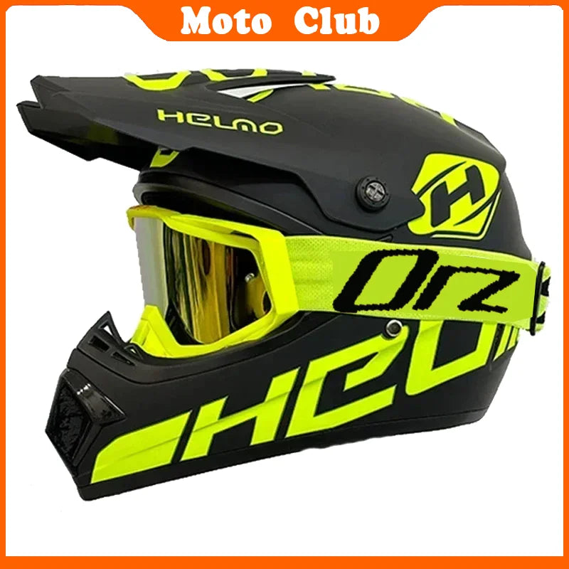 Casco de moto profesional Motocross todoterreno casco de protección para niños casco todoterreno gafas Capacete De Motocicleta regalos