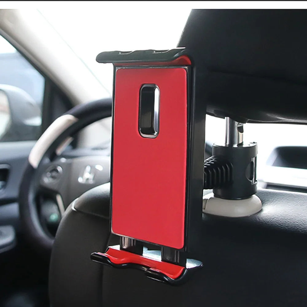 Support de tablette de voiture pour appui-tête réglable, support arrière de siège de voiture pour iPad, support de téléphone portable, Clip, accessoire de voyage sur route pour enfants