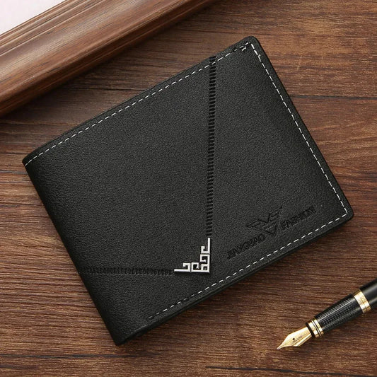 Portefeuille Cuir Mince RFID Homme — Pliable Poche Avant Pince à Billets