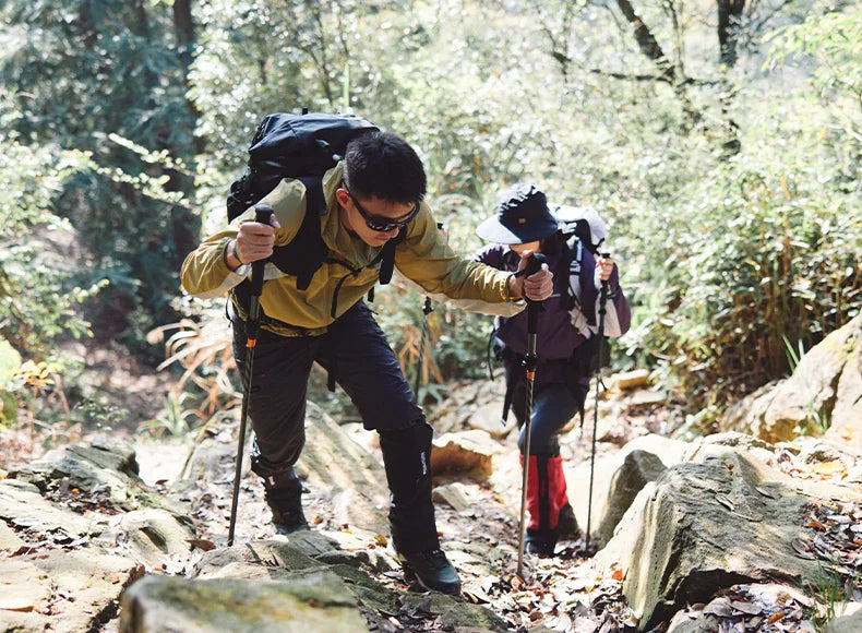Naturehike – bâtons d'escalade ultralégers, pliables, pour l'extérieur, en Fiber de carbone, à verrouillage rapide