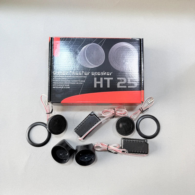 120W Speaker Component Dome Tweeter Car Speaker Crossover Vehicle Auto Music Car Speaker